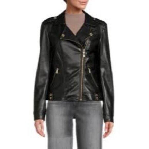 Karl Lagerfeld | Jackets & Coats | Medium Karl Lagerfeld Biker Jacket M ...